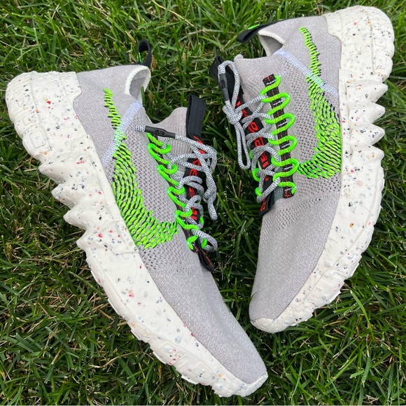 🆕 BNWOB NIKE Space Hippie 01 Grey Volt Trainers - SIZE 12 - Picture 9 of 10